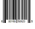 Barcode Image for UPC code 680168589205