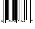 Barcode Image for UPC code 681066011447