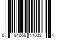 Barcode Image for UPC code 681066110331