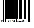 Barcode Image for UPC code 681103202593