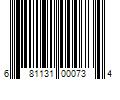 Barcode Image for UPC code 681131000734