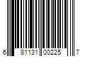 Barcode Image for UPC code 681131002257