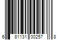 Barcode Image for UPC code 681131002578