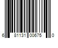 Barcode Image for UPC code 681131006750