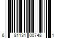Barcode Image for UPC code 681131007481