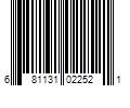 Barcode Image for UPC code 681131022521