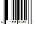 Barcode Image for UPC code 681131056137