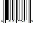 Barcode Image for UPC code 681131070485