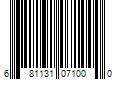 Barcode Image for UPC code 681131071000