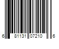 Barcode Image for UPC code 681131072106