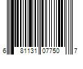 Barcode Image for UPC code 681131077507