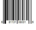 Barcode Image for UPC code 681131080316