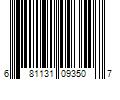 Barcode Image for UPC code 681131093507