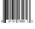 Barcode Image for UPC code 681131135603