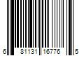 Barcode Image for UPC code 681131167765