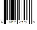 Barcode Image for UPC code 681131221733