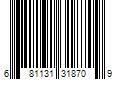 Barcode Image for UPC code 681131318709