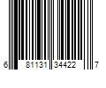 Barcode Image for UPC code 681131344227