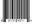 Barcode Image for UPC code 681131400114