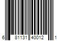 Barcode Image for UPC code 681131400121