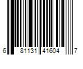 Barcode Image for UPC code 681131416047