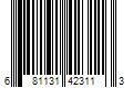 Barcode Image for UPC code 681131423113. Product Name: onn. 4  AUX Cable Braided
