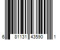 Barcode Image for UPC code 681131435901