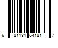 Barcode Image for UPC code 681131541817