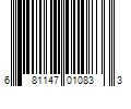 Barcode Image for UPC code 681147010833