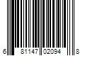 Barcode Image for UPC code 681147020948