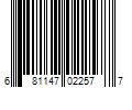 Barcode Image for UPC code 681147022577