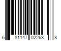 Barcode Image for UPC code 681147022638