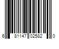 Barcode Image for UPC code 681147025820