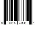 Barcode Image for UPC code 681147026414