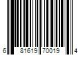 Barcode Image for UPC code 681619700194