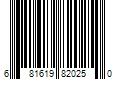 Barcode Image for UPC code 681619820250