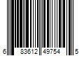 Barcode Image for UPC code 683612497545