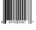 Barcode Image for UPC code 683702200277