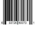 Barcode Image for UPC code 683726600701