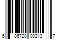 Barcode Image for UPC code 686720002137