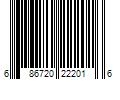 Barcode Image for UPC code 686720222016