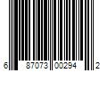 Barcode Image for UPC code 687073002942