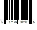 Barcode Image for UPC code 687198000205. Product Name: PLYLOX 1/2 in. Carbon Steel Hurricane Window Clips (20-Pack)