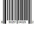 Barcode Image for UPC code 690251040292