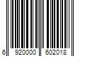 Barcode Image for UPC code 6920000602018