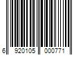 Barcode Image for UPC code 6920105000771