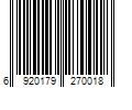 Barcode Image for UPC code 6920179270018