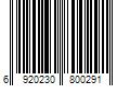 Barcode Image for UPC code 6920230800291