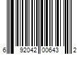 Barcode Image for UPC code 692042006432