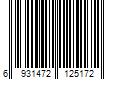 Barcode Image for UPC code 6931472125172